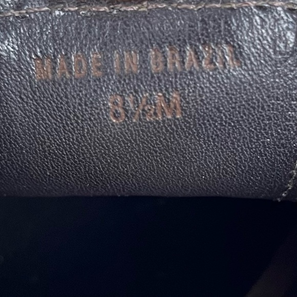 Diane Von Furstenberg Emerson Tan Suede Studded Wedge Clogs Mule Shoes Size 8.5 - Picture 11 of 11